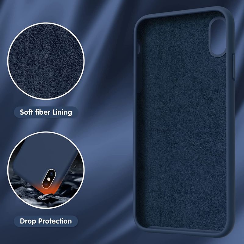 Laptop, Telefoane si Tablete - Telefoane mobile si accesorii - Accesorii Telefoane - Huse telefoane - Husa Liquid soft touch compatibila cu Apple IPhone Xr, Albastru - ALC® - Infinity.ro