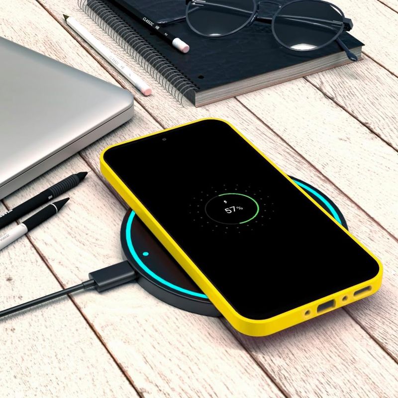 Laptop, Telefoane si Tablete - Telefoane mobile si accesorii - Accesorii Telefoane - Huse telefoane - Husa Soft Touch, slim, ALC Mobile, anti soc, compatibila cu Samsung Galaxy A55, Galben Tpu - Infinity.ro