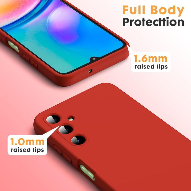 Laptop, Telefoane si Tablete - Telefoane mobile si accesorii - Accesorii Telefoane - Huse telefoane - Husa Soft Touch, slim, ALC Mobile, anti soc, compatibila cu Samsung Galaxy A05S, Rosu Tpu - Infinity.ro