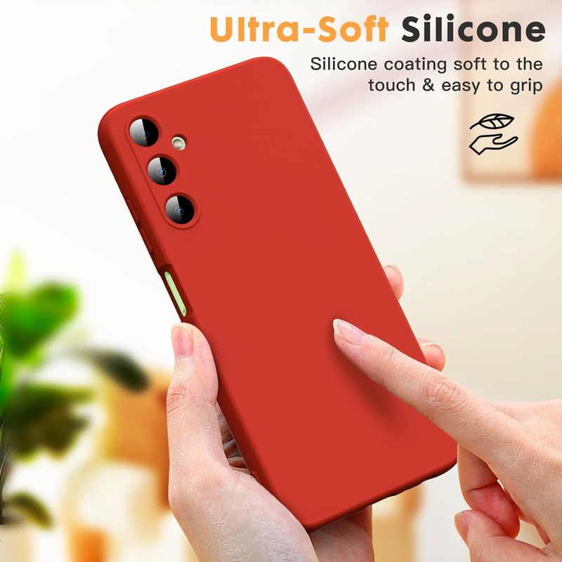 Laptop, Telefoane si Tablete - Telefoane mobile si accesorii - Accesorii Telefoane - Huse telefoane - Husa Soft Touch, slim, ALC Mobile, anti soc, compatibila cu Samsung Galaxy A05S, Rosu Tpu - Infinity.ro