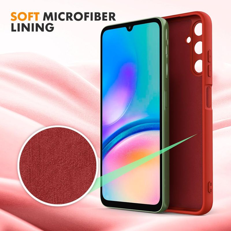 Laptop, Telefoane si Tablete - Telefoane mobile si accesorii - Accesorii Telefoane - Huse telefoane - Husa Soft Touch, slim, ALC Mobile, anti soc, compatibila cu Samsung Galaxy A05S, Rosu Tpu - Infinity.ro