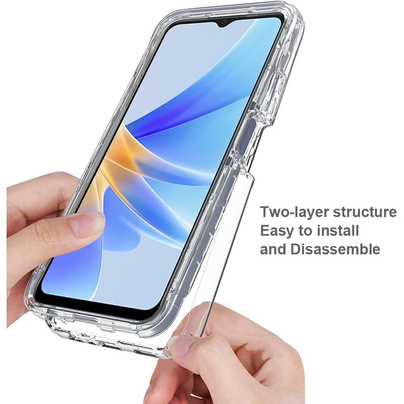 Laptop, Telefoane si Tablete - Telefoane mobile si accesorii - Accesorii Telefoane - Huse telefoane - Husa 360 OPPO A17 - V2 Transparent fata si spate - Infinity.ro