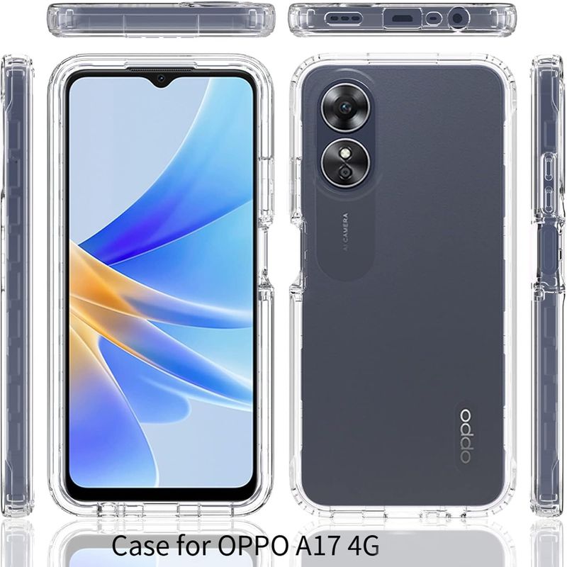 Laptop, Telefoane si Tablete - Telefoane mobile si accesorii - Accesorii Telefoane - Huse telefoane - Husa 360 OPPO A17 - V2 Transparent fata si spate - Infinity.ro