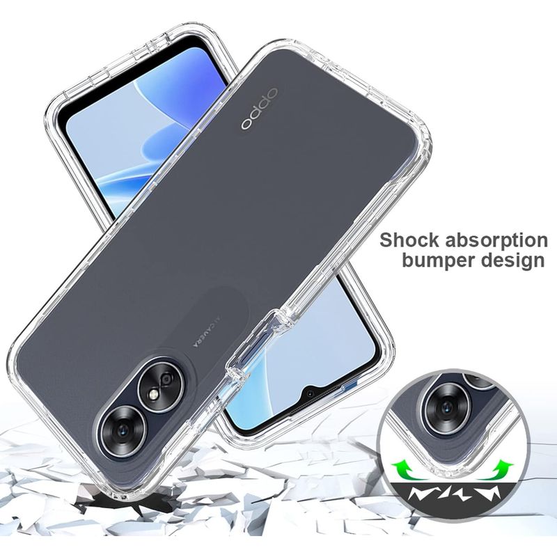 Laptop, Telefoane si Tablete - Telefoane mobile si accesorii - Accesorii Telefoane - Huse telefoane - Husa 360 OPPO A17 - V2 Transparent fata si spate - Infinity.ro