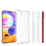 Laptop, Telefoane si Tablete - Telefoane mobile si accesorii - Accesorii Telefoane - Huse telefoane - Husa compatibila Samsung Galaxy A21s - silicon TPU, colturi AntiDrop, Transparenta - Infinity.ro