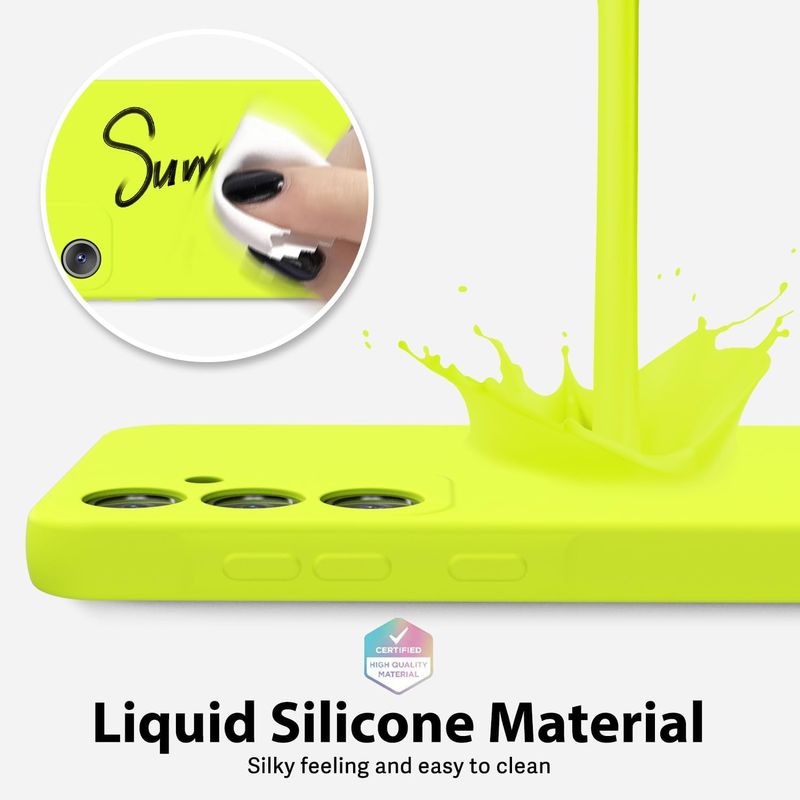 Laptop, Telefoane si Tablete - Telefoane mobile si accesorii - Accesorii Telefoane - Huse telefoane - Husa Soft Touch, slim, ALC Mobile, anti soc, compatibila cu Samsung Galaxy A55, Verde Neon Tpu - Infinity.ro