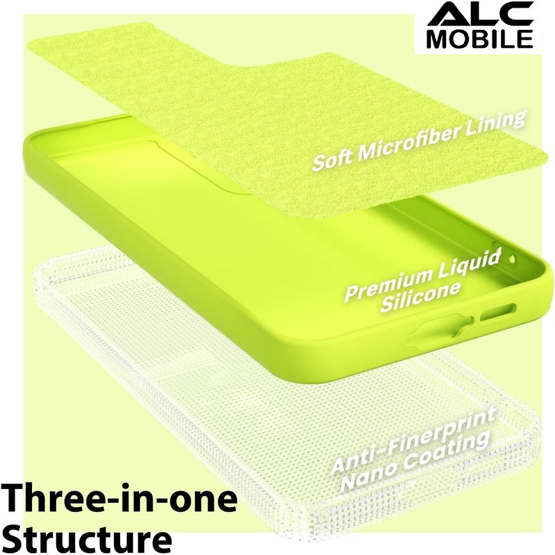 Laptop, Telefoane si Tablete - Telefoane mobile si accesorii - Accesorii Telefoane - Huse telefoane - Husa Soft Touch, slim, ALC Mobile, anti soc, compatibila cu Samsung Galaxy A55, Verde Neon Tpu - Infinity.ro