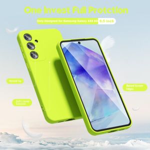 Husa Soft Touch, slim, ALC Mobile, anti soc, compatibila cu Samsung Galaxy S25 Plus, Verde Neon Tpu