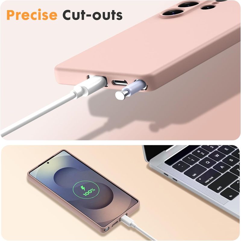 Laptop, Telefoane si Tablete - Telefoane mobile si accesorii - Accesorii Telefoane - Huse telefoane - Husa Soft Touch, slim, ALC Mobile, anti soc, compatibila cu Samsung Galaxy S25 Ultra, Roz Pal Tpu - Infinity.ro