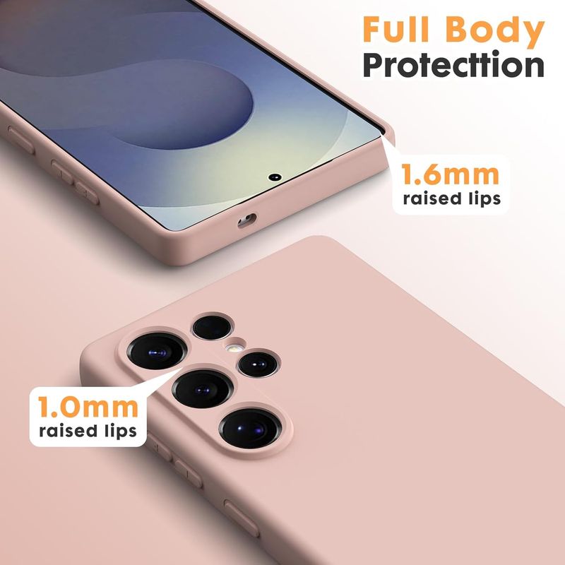 Laptop, Telefoane si Tablete - Telefoane mobile si accesorii - Accesorii Telefoane - Huse telefoane - Husa Soft Touch, slim, ALC Mobile, anti soc, compatibila cu Samsung Galaxy S25 Ultra, Roz Pal Tpu - Infinity.ro