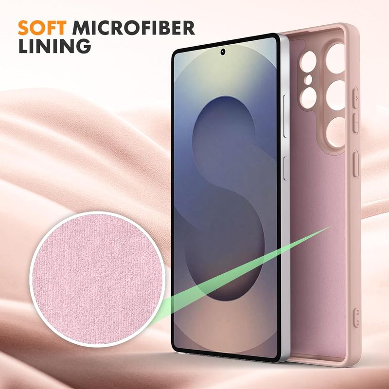 Laptop, Telefoane si Tablete - Telefoane mobile si accesorii - Accesorii Telefoane - Huse telefoane - Husa Soft Touch, slim, ALC Mobile, anti soc, compatibila cu Samsung Galaxy S25 Ultra, Roz Pal Tpu - Infinity.ro