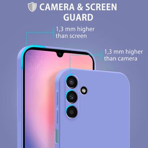 Husa Soft Touch, slim, ALC Mobile, anti soc, compatibila cu Samsung Galaxy A25, Lila Tpu