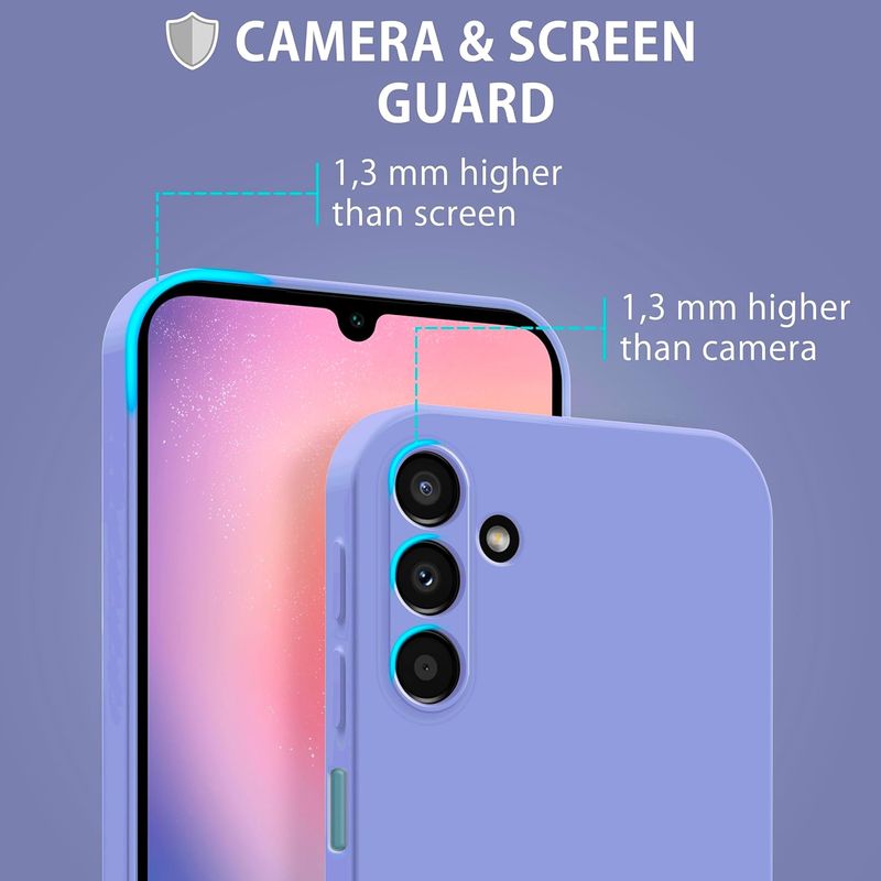 Laptop, Telefoane si Tablete - Telefoane mobile si accesorii - Accesorii Telefoane - Huse telefoane - Husa Soft Touch, slim, ALC Mobile, anti soc, compatibila cu Samsung Galaxy A25, Lila Tpu - Infinity.ro