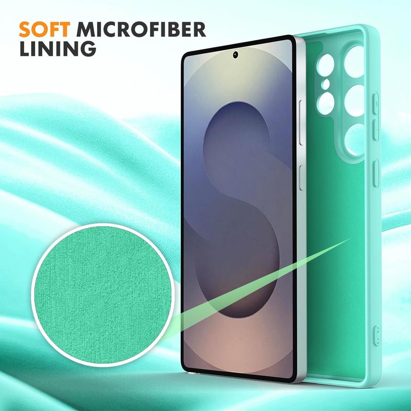 Laptop, Telefoane si Tablete - Telefoane mobile si accesorii - Accesorii Telefoane - Huse telefoane - Husa Soft Touch, slim, ALC Mobile, anti soc, compatibila cu Samsung Galaxy S25 Ultra, Turqoise Tpu - Infinity.ro