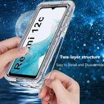 Laptop, Telefoane si Tablete - Telefoane mobile si accesorii - Accesorii Telefoane - Huse telefoane - Husa 360 Xiaomi Redmi 12C - V2 Transparent fata si spate - Infinity.ro