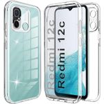 Laptop, Telefoane si Tablete - Telefoane mobile si accesorii - Accesorii Telefoane - Huse telefoane - Husa 360 Xiaomi Redmi 12C - V2 Transparent fata si spate - Infinity.ro