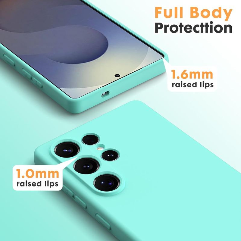 Laptop, Telefoane si Tablete - Telefoane mobile si accesorii - Accesorii Telefoane - Huse telefoane - Husa Soft Touch, slim, ALC Mobile, anti soc, compatibila cu Samsung Galaxy S25 Ultra, Turqoise Tpu - Infinity.ro