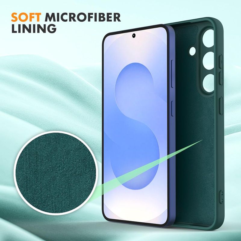 Laptop, Telefoane si Tablete - Telefoane mobile si accesorii - Accesorii Telefoane - Huse telefoane - Husa Soft Touch, slim, ALC Mobile, anti soc, compatibila cu Samsung Galaxy S25 Plus, Verde Inchis Tpu - Infinity.ro