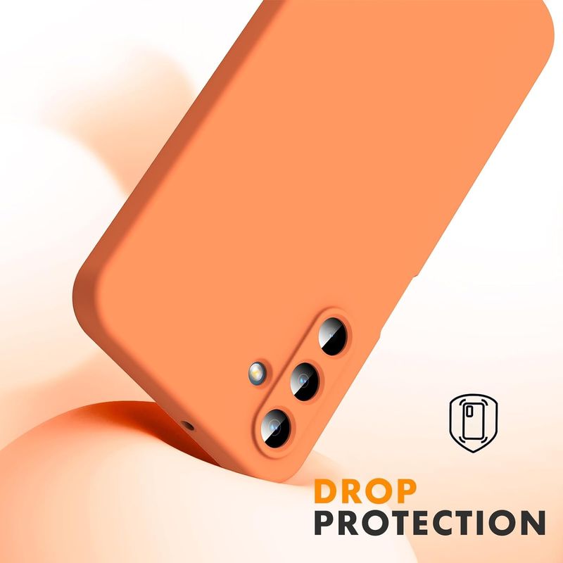 Laptop, Telefoane si Tablete - Telefoane mobile si accesorii - Accesorii Telefoane - Huse telefoane - Husa Soft Touch, slim, ALC Mobile, anti soc, compatibila cu Samsung Galaxy A56, Portocaliu Tpu - Infinity.ro