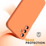 Laptop, Telefoane si Tablete - Telefoane mobile si accesorii - Accesorii Telefoane - Huse telefoane - Husa Soft Touch, slim, ALC Mobile, anti soc, compatibila cu Samsung Galaxy S25, Portocaliu Tpu - Infinity.ro