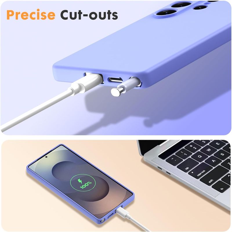 Laptop, Telefoane si Tablete - Telefoane mobile si accesorii - Accesorii Telefoane - Huse telefoane - Husa Soft Touch, slim, ALC Mobile, anti soc, compatibila cu Samsung Galaxy S25 Ultra, Lila Tpu - Infinity.ro