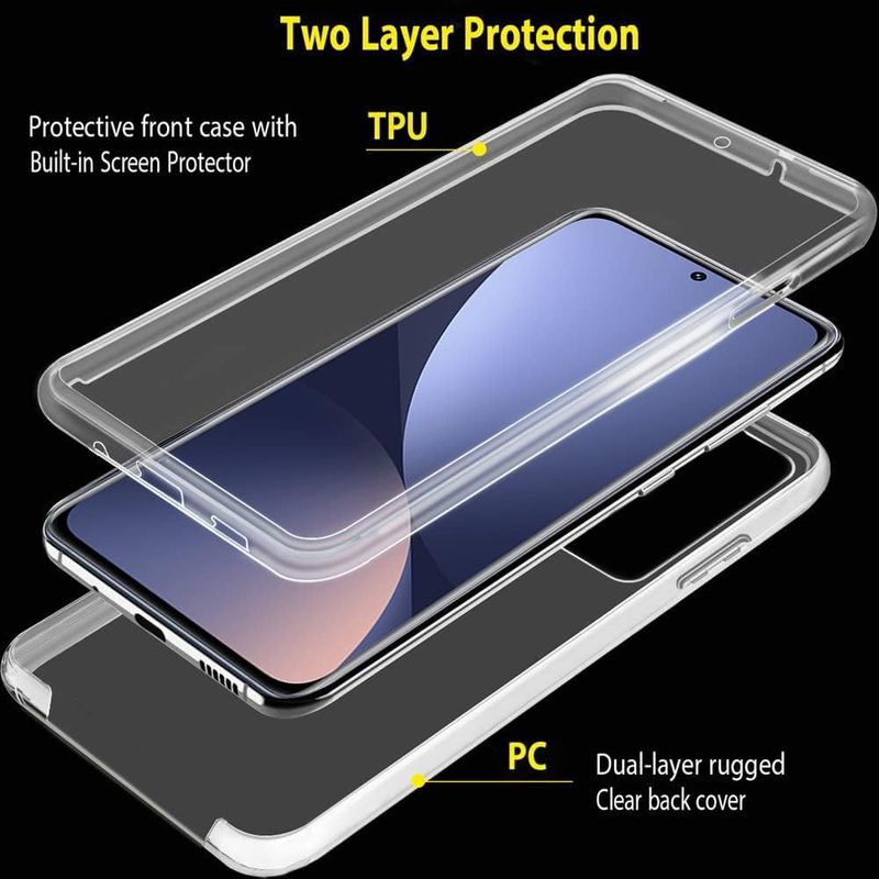 Laptop, Telefoane si Tablete - Telefoane mobile si accesorii - Accesorii Telefoane - Huse telefoane - Husa 360 Xiaomi Redmi 12 4G - V2 Transparent fata si spate - Infinity.ro