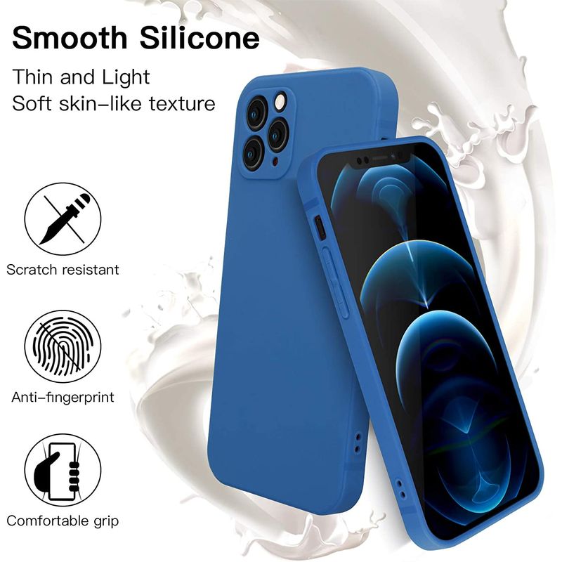 Laptop, Telefoane si Tablete - Telefoane mobile si accesorii - Accesorii Telefoane - Huse telefoane - Husa Liquid soft touch compatibila cu Apple IPhone 11 Pro Max, Albastru - ALC® - Infinity.ro