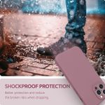 Laptop, Telefoane si Tablete - Telefoane mobile si accesorii - Accesorii Telefoane - Huse telefoane - Husa Liquid soft touch compatibila cu Apple IPhone 13 Pro, Lilac Purple - ALC® - Infinity.ro