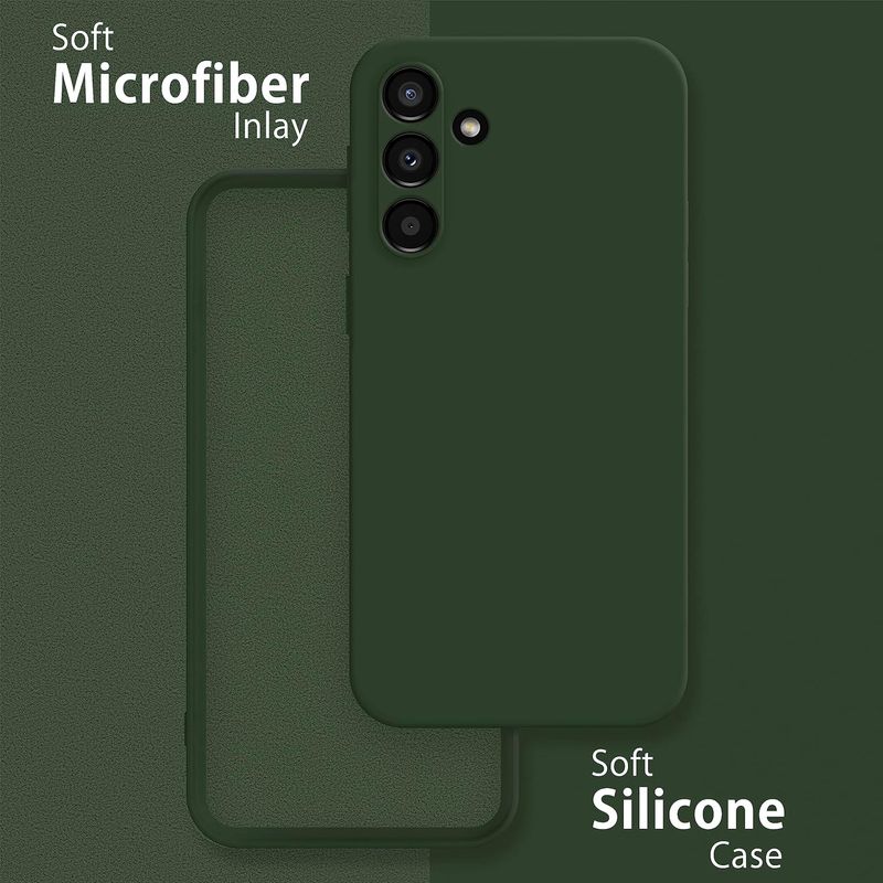 Laptop, Telefoane si Tablete - Telefoane mobile si accesorii - Accesorii Telefoane - Huse telefoane - Husa Soft Touch, slim, ALC Mobile, anti soc, compatibila cu Samsung Galaxy A34 5G, Olive Green Tpu - Infinity.ro