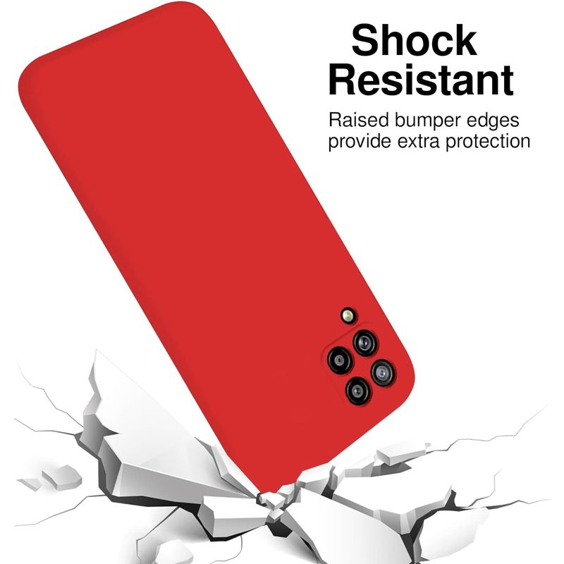Laptop, Telefoane si Tablete - Telefoane mobile si accesorii - Accesorii Telefoane - Huse telefoane - Husa Soft Touch, slim, ALC Mobile, anti soc, compatibila cu Samsung Galaxy A12, Rosu Tpu - Infinity.ro