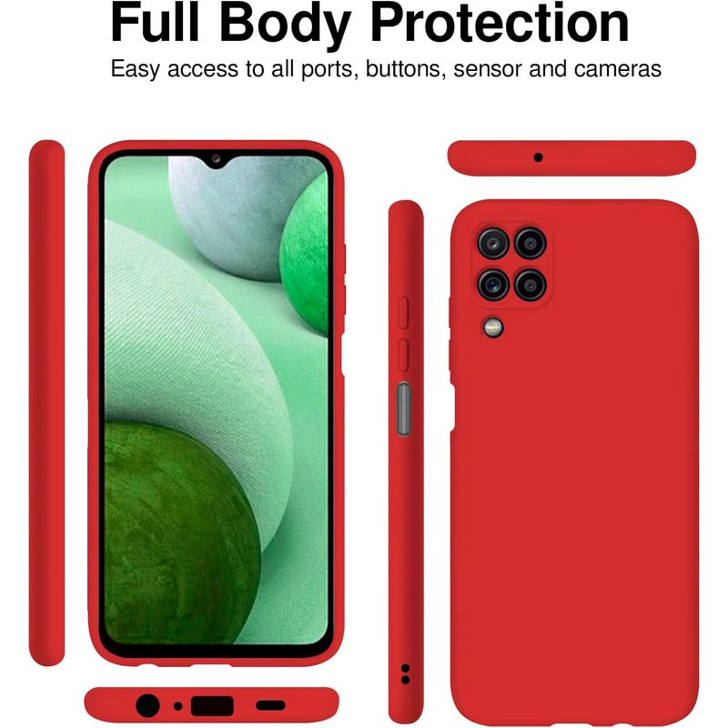 Laptop, Telefoane si Tablete - Telefoane mobile si accesorii - Accesorii Telefoane - Huse telefoane - Husa Soft Touch, slim, ALC Mobile, anti soc, compatibila cu Samsung Galaxy A12, Rosu Tpu - Infinity.ro
