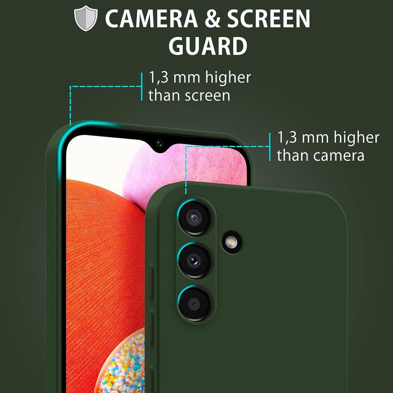 Laptop, Telefoane si Tablete - Telefoane mobile si accesorii - Accesorii Telefoane - Huse telefoane - Husa Soft Touch, slim, ALC Mobile, anti soc, compatibila cu Samsung Galaxy A34 5G, Olive Green Tpu - Infinity.ro
