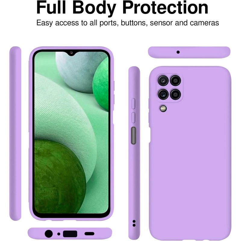 Laptop, Telefoane si Tablete - Telefoane mobile si accesorii - Accesorii Telefoane - Huse telefoane - Husa Soft Touch, slim, ALC Mobile, anti soc, compatibila cu Samsung Galaxy A12, Lila Tpu - Infinity.ro