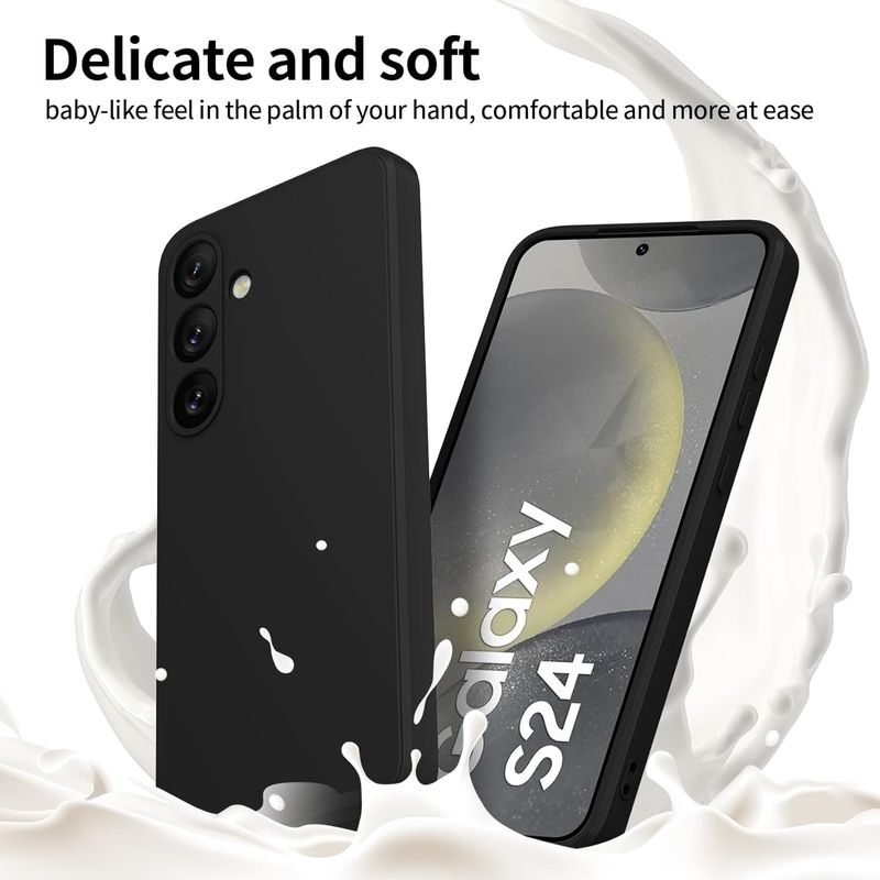 Laptop, Telefoane si Tablete - Telefoane mobile si accesorii - Accesorii Telefoane - Huse telefoane - Husa Soft Touch, slim, ALC Mobile, anti soc, compatibila cu Samsung Galaxy S24, Negru Tpu - Infinity.ro