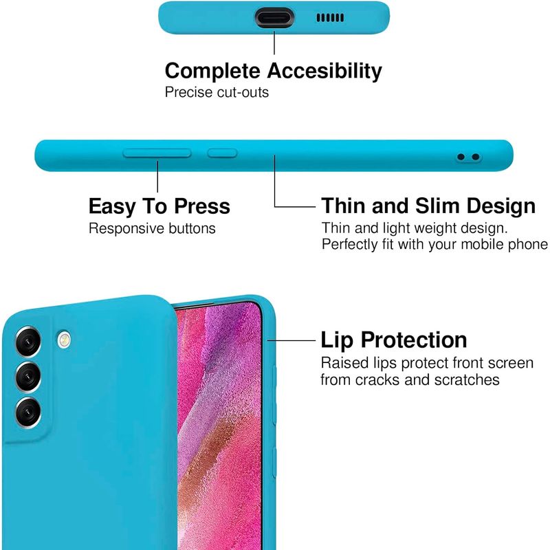 Laptop, Telefoane si Tablete - Telefoane mobile si accesorii - Accesorii Telefoane - Huse telefoane - Husa Soft Touch, slim, ALC Mobile, anti soc, compatibila cu Samsung Galaxy S21 Plus, Albastru Tpu - Infinity.ro