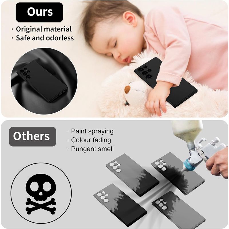 Laptop, Telefoane si Tablete - Telefoane mobile si accesorii - Accesorii Telefoane - Huse telefoane - Husa Soft Touch, slim, anti soc, compatibila cu Samsung Galaxy S24 Ultra, Negru Tpu - Infinity.ro