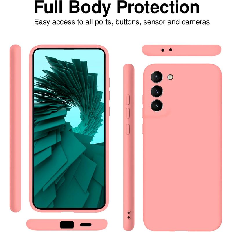 Laptop, Telefoane si Tablete - Telefoane mobile si accesorii - Accesorii Telefoane - Huse telefoane - Husa Soft Touch, slim, ALC Mobile, anti soc, compatibila cu Samsung Galaxy S21 Plus, Roz Tpu - Infinity.ro