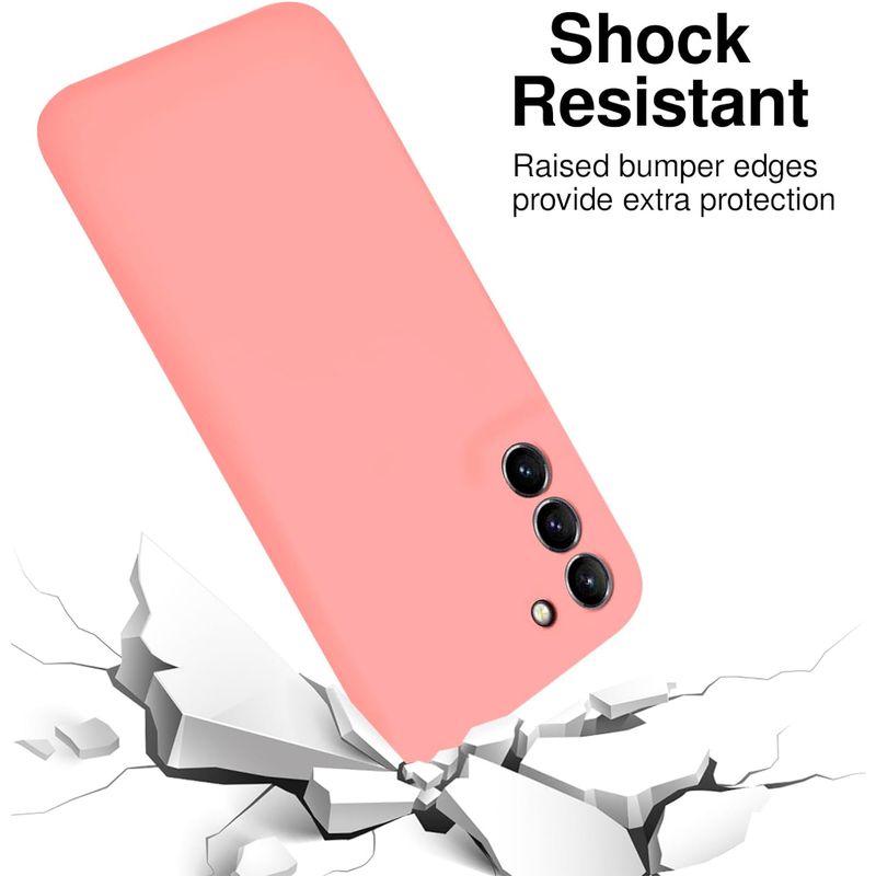 Laptop, Telefoane si Tablete - Telefoane mobile si accesorii - Accesorii Telefoane - Huse telefoane - Husa Soft Touch, slim, ALC Mobile, anti soc, compatibila cu Samsung Galaxy S21 Plus, Roz Tpu - Infinity.ro