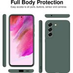 Laptop, Telefoane si Tablete - Telefoane mobile si accesorii - Accesorii Telefoane - Huse telefoane - Husa Soft Touch, slim, ALC Mobile, anti soc, compatibila cu Samsung Galaxy S21, Verde Inchis Tpu - Infinity.ro