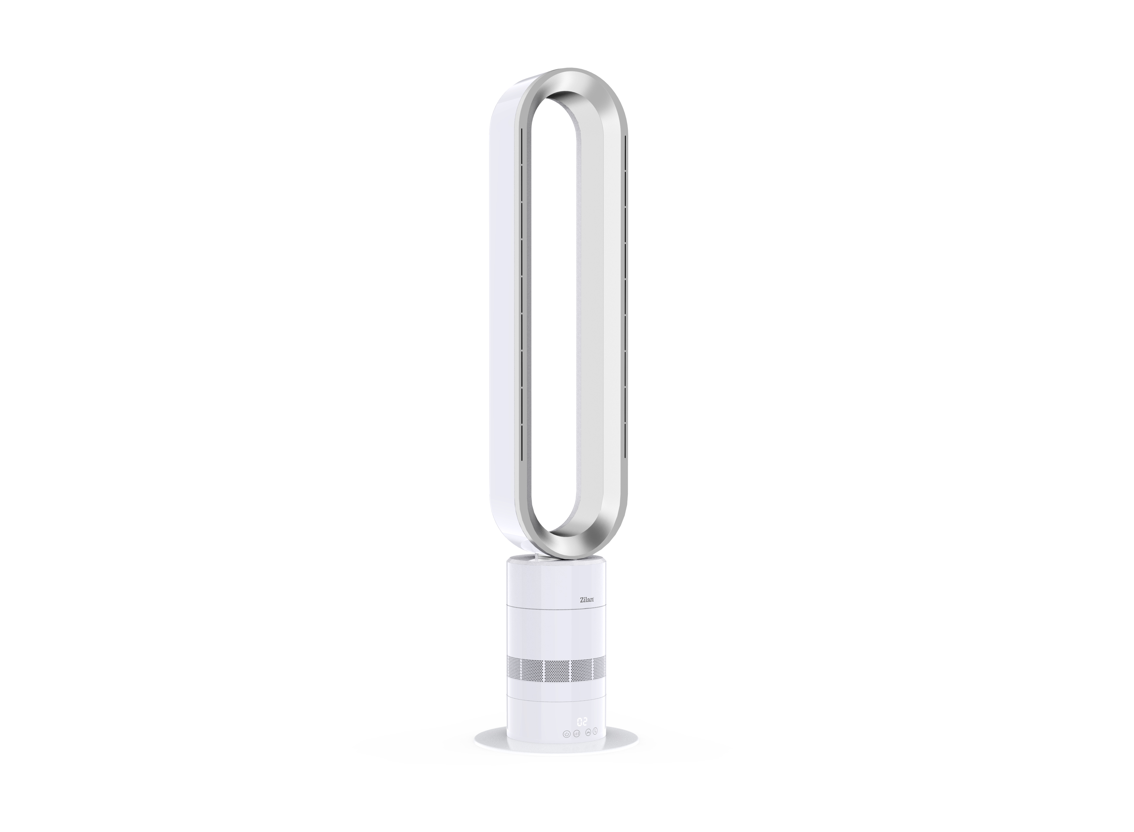 Ventilator turn fara palete Zilan ZLN2426, 10 trepte viteza, Telecomanda inclusa, Timer, Silentios, Putere 22W