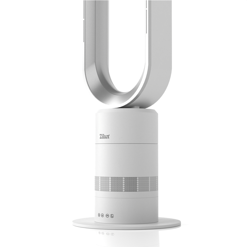 Electronice si Electrocasnice - Climatizare si sisteme de incalzire - Aparate racire aer - Ventilatoare - Ventilator turn fara palete Zilan ZLN2426, 10 trepte viteza, Telecomanda inclusa, Timer, Silentios, Putere 22W - Infinity.ro