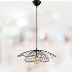 Casa si Gradina - Corpuri si surse de iluminat - Lustre si pendule - Lustra, Opviq, metal, negru, 50x111 cm - Infinity.ro