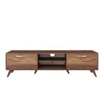 Casa si Gradina - Mobilier - Comode si corpuri - Comode - Comoda tv, Hanah Home, pal melaminat, nuc, 180x35x48.6 cm - Infinity.ro