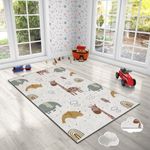 Casa si Gradina - Textile si covoare - Covoare - Covoare copii - Covor pentru copii, Conceptum Hypnose, multicolor, 120x180 cm, 100% poliester, antiderapant, 504NGR1511 - Infinity.ro
