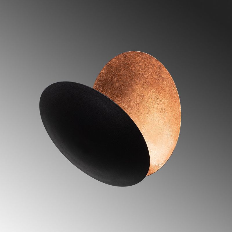 Casa si Gradina - Corpuri si surse de iluminat - Plafoniere, aplice si spoturi - Aplica, Opviq, metal, negru cupru, 25x25x16 cm - Infinity.ro