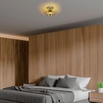 Casa si Gradina - Corpuri si surse de iluminat - Lustre si pendule - Candelabru, Opviq, metal, auriu, 36x36x12 cm - Infinity.ro