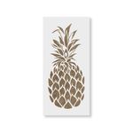 Casa si Gradina - Decoratiuni - DIY - Sabloane decorative pereti - Sablon Perete vopsire, tencuiala 0.7mm Pineapple Stencil Refolosibil, model MXSP7166, 100 x 100 mm - Infinity.ro