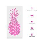 Casa si Gradina - Decoratiuni - DIY - Sabloane decorative pereti - Sablon Perete vopsire, tencuiala 0.7mm Pineapple Stencil Refolosibil, model MXSP7166, 100 x 100 mm - Infinity.ro
