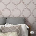 Casa si Gradina - Decoratiuni - DIY - Sabloane decorative pereti - Sablon Perete vopsire, tencuiala dimensiune 900x600 x mm grosime 0,7mm Acanthus Trellis model MXSP7511 - Infinity.ro