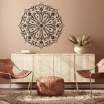 Casa si Gradina - Decoratiuni - DIY - Sabloane decorative pereti - Sablon Perete 25cm KHUPARI MANDALA 0.7mm model MXSP7610 marime 25cm X 25cm, 50cm X 50cm - Infinity.ro